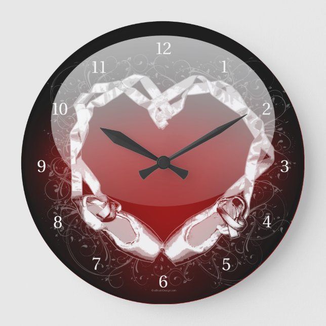 Love Ballet Large Clock Große Wanduhr (Vorderseite)