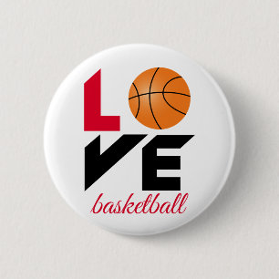 Love basketball button