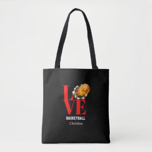 Love Basketball Personnalisé Sac fourre-tout de l'