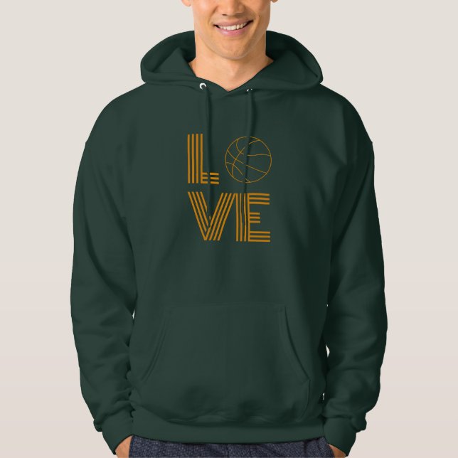 Love Basketball Sweat - shirt à capuche cadeau (Devant)