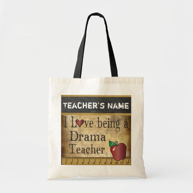 Love Being a Drama Teacher DIY Tragetasche (Vorne)