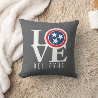 LOVE Bellevue Tennessee Kissen
