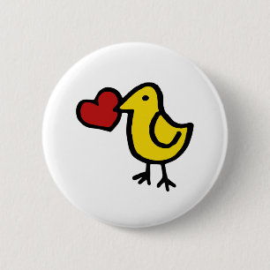 Love Bird Button