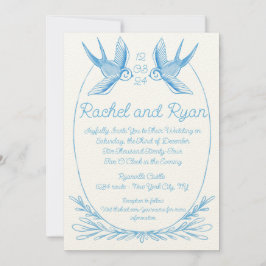 Love Bird Wedding Invite Einladung