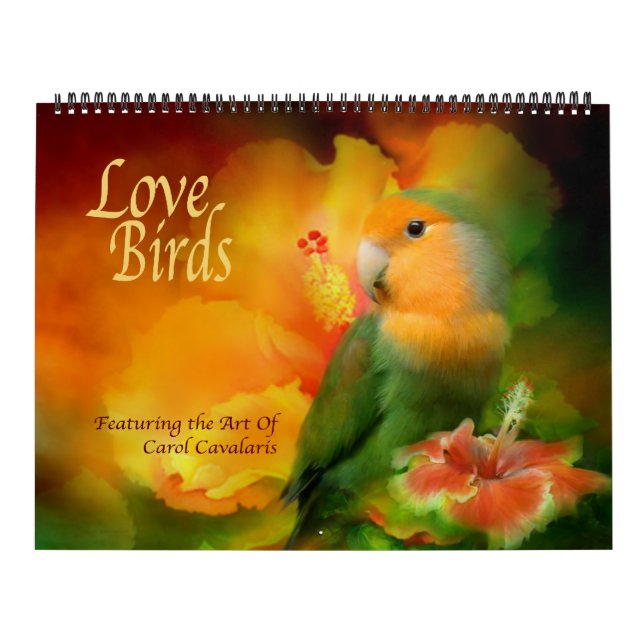Love Birds Art Calendar Kalender (Titelbild)