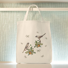 Love Birds Grocery Tote Bag Tragetasche