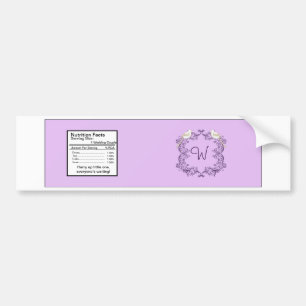 Love Birds Lila/Lavendel Wedding Flasche Label Autoaufkleber