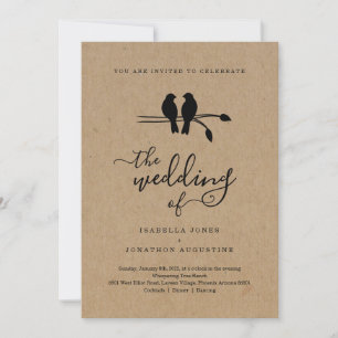 Love Birds Lovebirds Hochzeit Einladung