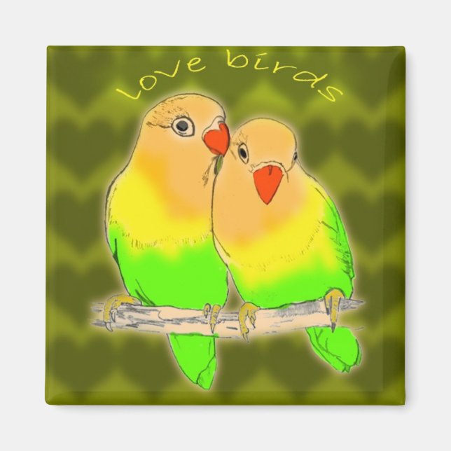 Love Birds Magnet (Vorne)