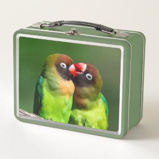 Love birds metall brotdose