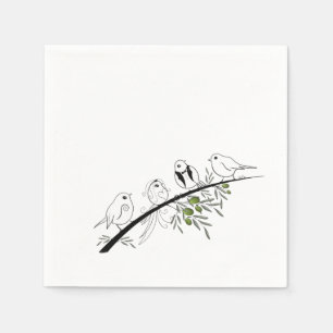 Love Birds Napkins Serviette