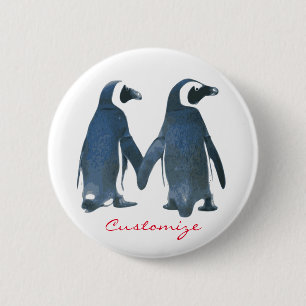 Love Birds Penguin Couple Thunder_Cove Button