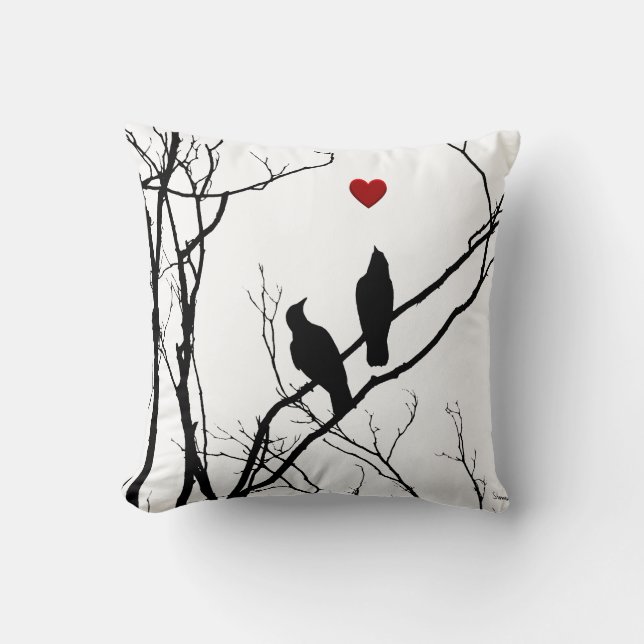 Love Birds Pillow Kissen (Vorderseite)