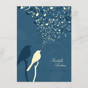 Love Birds Song Hochzeit Einladung