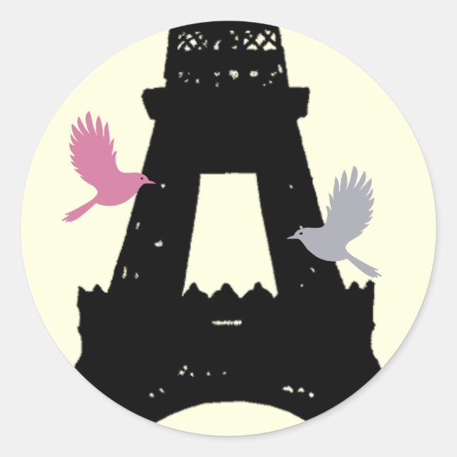 Love Birds Sticker (off white) (Vorderseite)