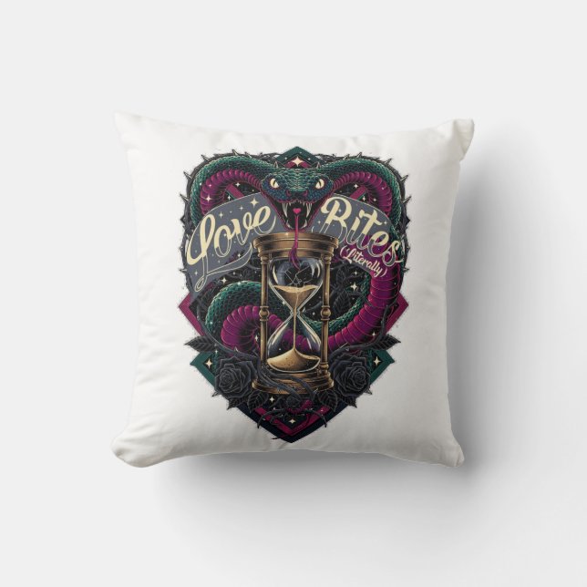 Love Bites (Literally) T-Shirt | Venomous Valentin Kissen (Vorderseite)