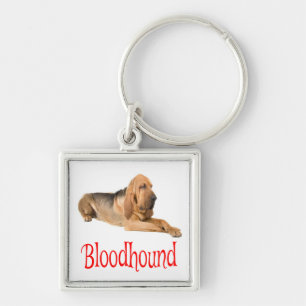 Love Bloodhound Welpen Hund Canine Schlüsselanhäng Schlüsselanhänger