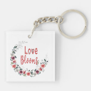 Love Blooms Personnalisée Mariée Groom Mariage Dat