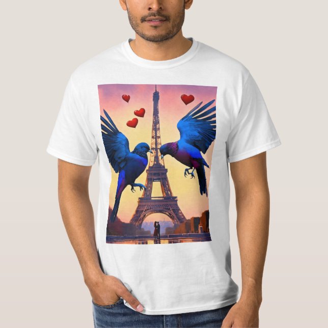Love Blooms : T-shirt Saint Valentin (Devant)