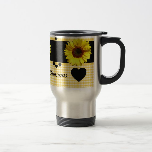 Love Blossoms Tournesol Tourisme Mug (Droit)