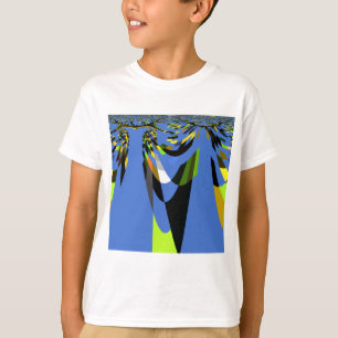 Love Blue African Tribal Motif Design Art Print T-Shirt
