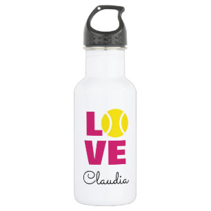 LOVE bouteille d'eau à boule de tennis pour femme