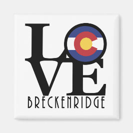 LOVE Breckenridge CO Magnet