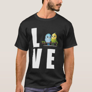 Love Budgie Mom Budgerigar Parakeet Bird Pullover