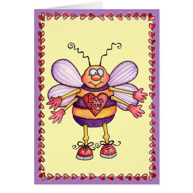 Love Bug - Carte de voeux (Devant)