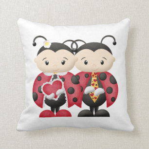 Love Bug Couple 1 - Pillow Kissen