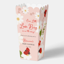 Love bug cute ladybug baby shower personalized geschenkschachtel