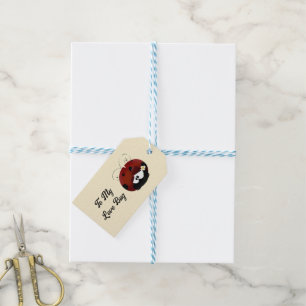 Love Bug Marienkäfer, Süßer Cartoon Valentinstag Geschenkanhänger