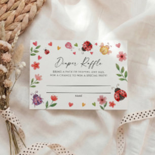 Love Bug Windel-Raffel-Ticket   Begleitkarte