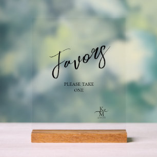 Love Calligraphy Favors Heart White ID940