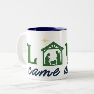 Love Came Down Becher Zweifarbige Tasse
