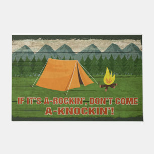 Love Campfire Doormat, Camping Picture Fußmatte