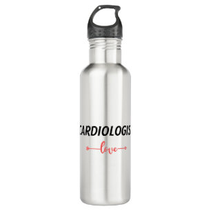 Love cardiologist edelstahlflasche