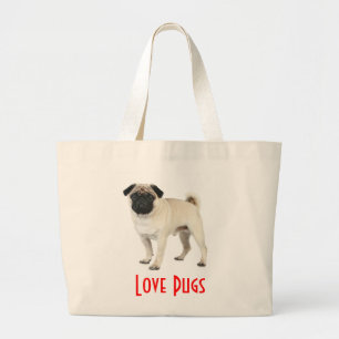 Love Carlins Puppy Dog Canvas Sac fourre - tout de