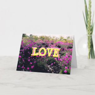 LOVE - Carte Saint-Valentin