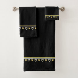Love Cat Towel Set conçu par la poète Adiela Akoo