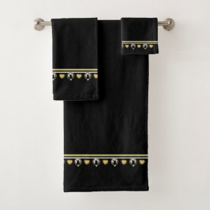 Love Cat Towel Set conçu par la poète Adiela Akoo