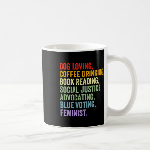 Love Coffee Drinking Book Reading Social Justice Kaffeetasse