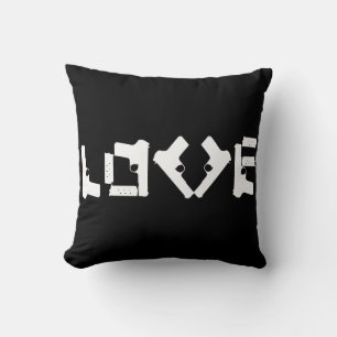 LOVE Collection Anti-Armes Coussin négatif/positif