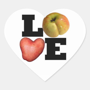LOVE Collection Heart Potato Coeur Sticker