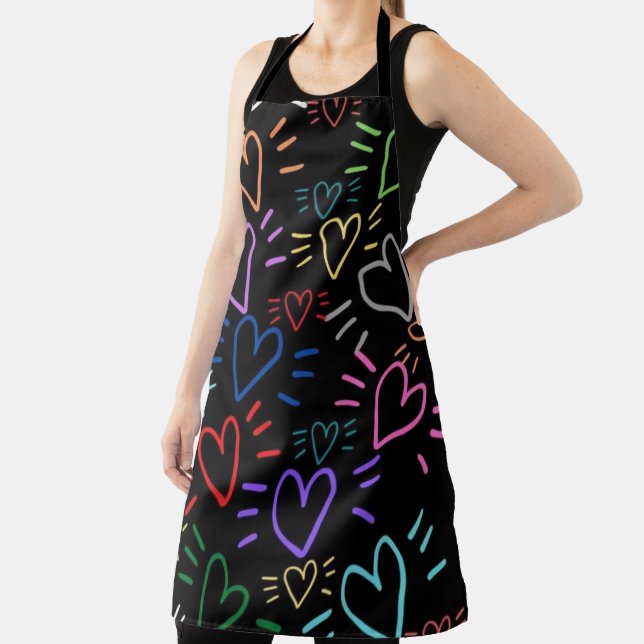 Love Colored Hearts Schürze (InSitu)