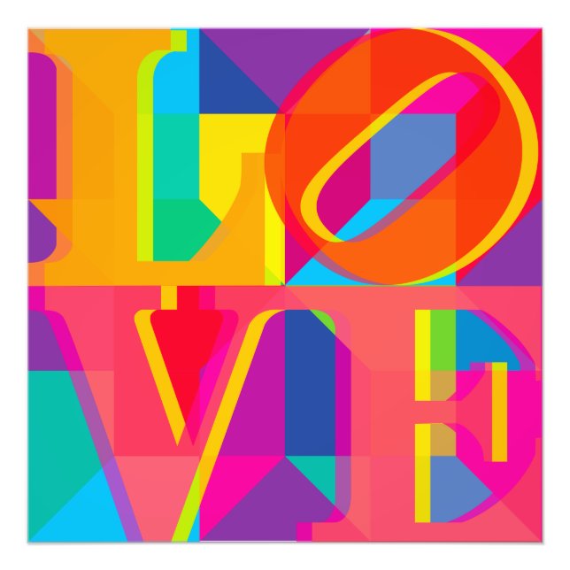 LOVE COLORS FOTODRUCK (Vorne)