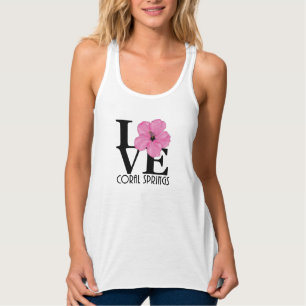 LOVE Coral Springs Débardeur Hibiscus rose