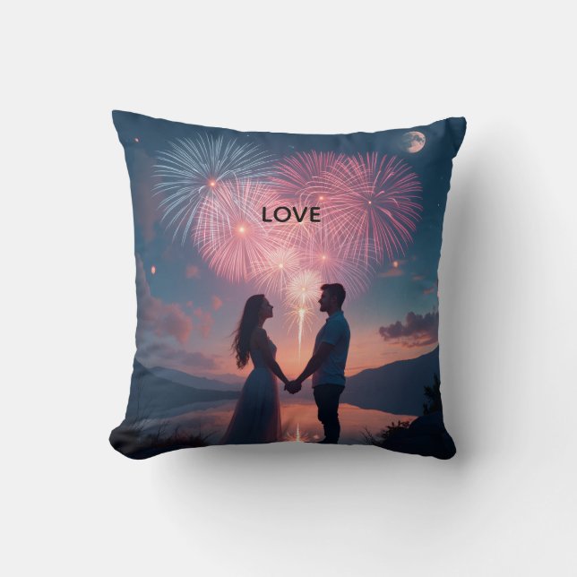 Love Couple Pillow Kissen (Vorderseite)
