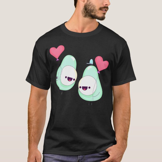 love couple retro T-Shirt (Vorderseite)
