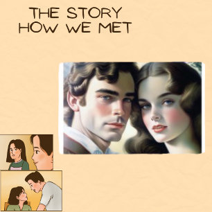 Love Couple Vintage Poster